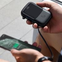 Baseus Q Pow 3A Dijital Gösterge 10000mAh PowerBank+Type-C Başlık