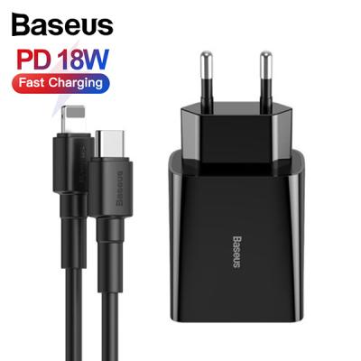 Baseus Speed Mini PD Type-C Hızlı Şarj+iPhone Şarj Kablosu 18W Quick