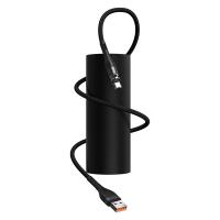 Baseus Zinc Safe 2.1A Manyetik Android Mikro USB Şarj Kablosu 1mt
