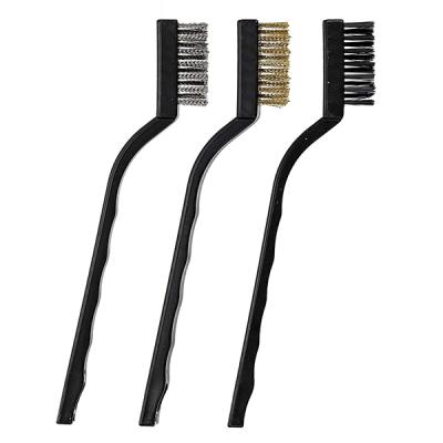 BEST BST-72 3 Parça Fırça Set 1 Çelik+1 Naylon+ 1 Bakır Fırça