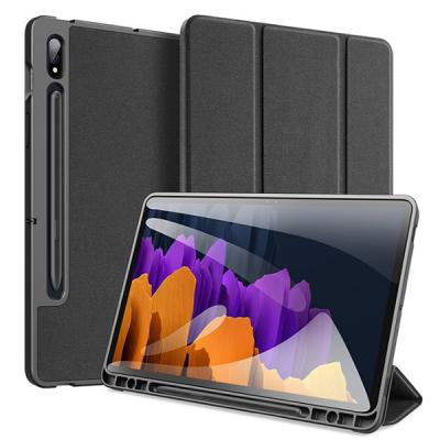 DUX DUCİS GALAXY TAB S7 Plus T970-T976 Kılıf Kalem Yerli Soft Tpu Mıknatıslı Kılıf