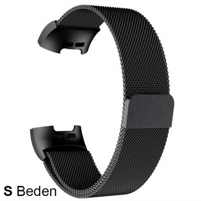 Fitbit Charge 3 Metal Milano Loop Kayış Kordon(s Beden)