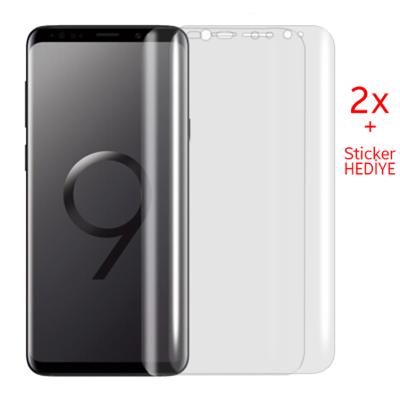 Gor Galaxy S9+ Plus 3d Kavisli Darbe Emici Full Ekran Koruyucu 2 Adet Set