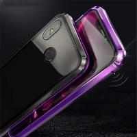 Huawei Mate 20 Pro Mıknatıslı 360 Koruma Arkası Cam Metal Frame Kılıf