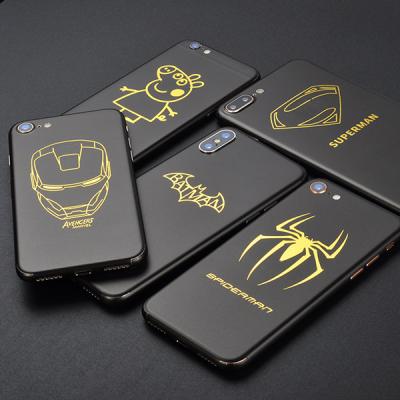 İPhone 7 Plus-İPhone 8 Plus Desenli Telefon Kaplaması Arka Sticker