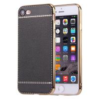 iPhone 8 için 3D Litchi Soft Silikon Kılıf