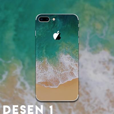 İPhone 8 Plus Tayvan Kalite Creativ Desenli Telefon Kaplaması Sticker