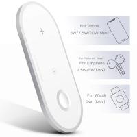 Kuulaa 3in1 Wireless Kablosuz Şarj iPhone+iWatch+AirPods