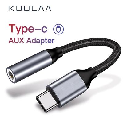 KUULAA Type-C To 3.5mm Aux Kulaklık Ses Dönüştürücü Adaptörü
