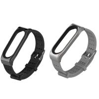 Mijobs Xiaomi Mi Band 4-3 Sport  Metal+Silikon Kayış Kordon