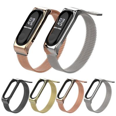 Mijobs Xiaomi Mi Band 4-3 Metal Kayış Kordon Milano Loop