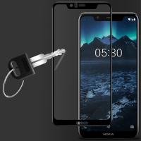 Nokia 5.1 Plus 3D Full Kaplama Kırılmaz Cam Ekran Koruyucu
