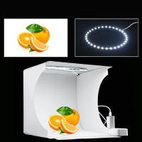 Puluz 23x23 Katlanır Mini LED Işıklı Ürün Fotoğraf Çekim Çadırı