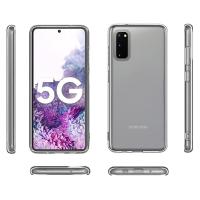Samsung Galaxy S20 2.0mm Şeffaf Silikon Shockproof Kılıf