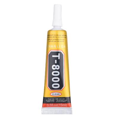 T-8000 15ml Cep Telefonu Çerçeve Cam Lens Onarım Çok Amaçlı Yapıştırıcı Tutkal