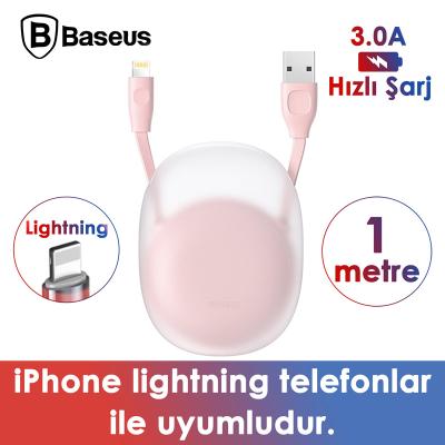 BASEUS Lets Go iPhone 11 Pro Usb Şarj Kablosu 1Metre