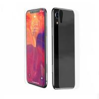 Baseus iPhone XR 6.1 Ön Arka Full Şeffaf Kırılmaz Cam Koruyucu 0.3mm