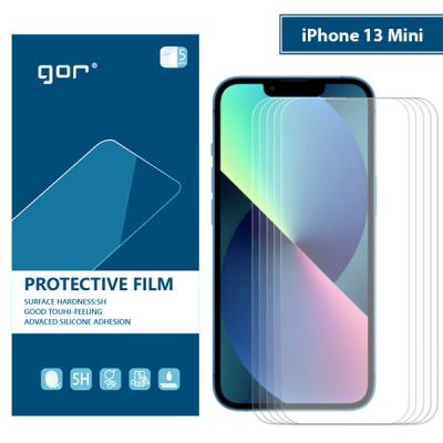 GOR iPhone 13 Mini HD Darbe Emici Ekran Koruyucu Jelatin 5 Adet