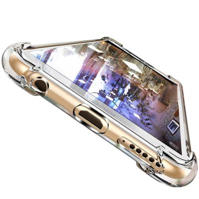 Oppo A7X için Darbe Emici Şeffaf Silikon Kılıf