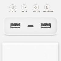 Xiaomi Mi 2C 20000mAh Hızlı Şarj Orijinal PowerBank (PLM06ZM)