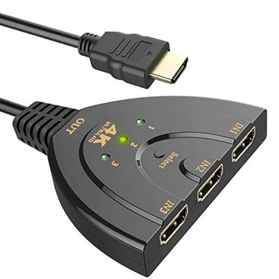 3 Portlu HDMI Çoklayıcı Dönüştürücü Full HD HDMI Switch