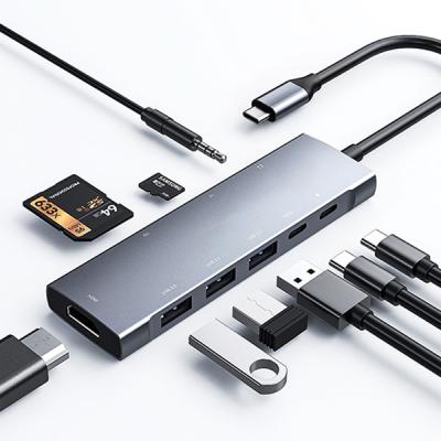 Ally 9in1 Type-C Hub 4k 30hz Ethernet Hdmi Usb 3.0-Sd-PD Adaptör