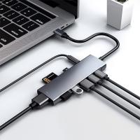 Ally 9in1 Type-C Hub 4k 30hz Ethernet Hdmi Usb 3.0-Sd-PD Adaptör