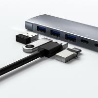Ally 9in1 Type-C Hub 4k 30hz Ethernet Hdmi Usb 3.0-Sd-PD Adaptör