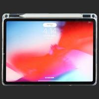 iPad Pro 12.9 (2020)-(2018) Kalemlikli Yerli Şeffaf Silikon Kılıf