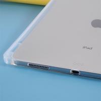 iPad Pro 12.9 (2020)-(2018) Kalemlikli Yerli Şeffaf Silikon Kılıf
