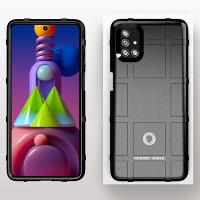 Samsung Galaxy M51 için Rugged Shield Case Silikon Kılıf