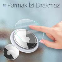 Apple Air Tag Ön Taraf Çizik ve Yüzey Koruyucu Jelatin Film