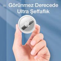 Apple Air Tag Ön Taraf Çizik ve Yüzey Koruyucu Jelatin Film