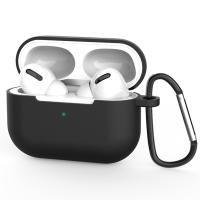 Apple AirPods Pro için İnce Slim Silikon Kılıf + Anahtarlık