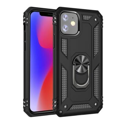 Apple iPhone 11 6.1 inç Yüzüklü Kılıf Armor Shockproof Ring Kılıf