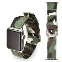 Apple iWatch 1,2,3 42mm 4-44m,46m Jeep Nylon Kayış Kamuflaj Desen
