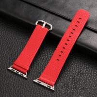 Apple iWatch için 42mm 1-2-3-4 44mm-46mm Klasik Deri Kayış Kordon