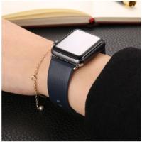 Apple iWatch için 42mm 1-2-3-4 44mm-46mm Klasik Deri Kayış Kordon