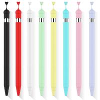 Apple Pencil 1 Kalem için Silikon Kılıf Koruyucu