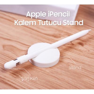Apple Pencil Kalem için Silikon Kılıf ve Stant (Farklı Renkler)