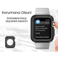 Apple Watch 4-5 40mm Şok Darbe Emici Önleyici Silikon Kılıf