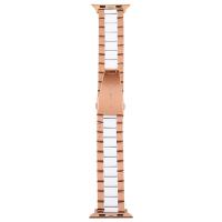 Apple Watch 6-SE-5-4 44mm/3-2-1 42mm Paslanmaz Çelik Kayış Kordon Seramik