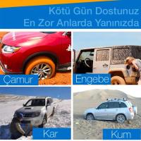 Araç Lastik Kar ve Çamur Paleti Tekerlek Katlanır Patinaj Pedi