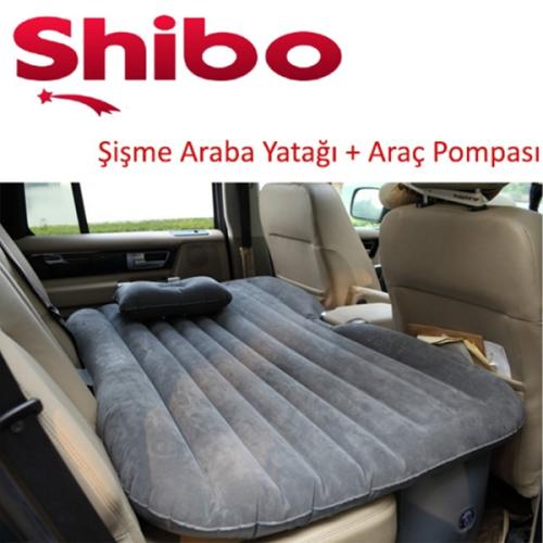 En Ucuz Shibo Araç Şişme Yatak Oto Araba Koltuğu Yatağı (Pompa Hediyeli