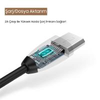 Baseus 1mm 2A Mikro USB Data Şarj Kablosu