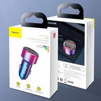 Baseus 45w Hızlı Şarj 4.0,3.0 Dual USB Çıkışlı Araç Şarj Başlık