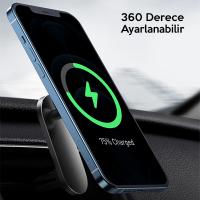 Baseus Big Energy Manyetik Kablosuz Wireless Araç Telefon Tutucu