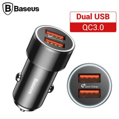 Baseus Caxld Small Screw Çift Usb 36w Hızlı Araç Şarj