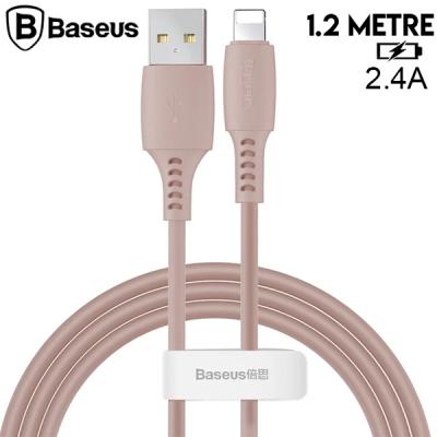 Baseus Colourful iPhone 7-8 X XR XS USB Şarj Kablosu 2.4A 1.2mt