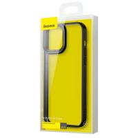 Baseus Crystal iPhone 13 Pro Jel Çerçeve Zırhlı Silikon Kılıf